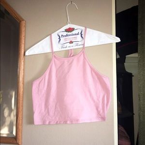 Gorgeous pink halter top
